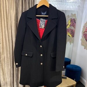 Bariloche Black Jacket with Gold Buttons